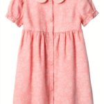 Amazon Essentials Baby Girls Floral Dress Cotton Ruffle-0