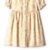 Amazon Essentials Baby Girls Floral Dress Cotton Ruffle-4