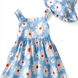 Baby Girl Summer Dress Polyester Halter Backless Boho Style-0