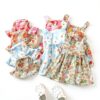 Baby Girl Summer Dress Polyester Halter Backless Boho Style-3