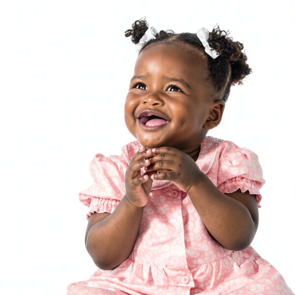 Amazon Essentials Baby Girls Dress Cotton Floral Ruffle-1