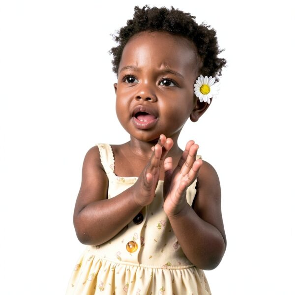 Amazon Essentials Baby Girls Cotton Fit Flare Dress Sofia-1