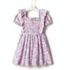 Amazon Essentials Baby Girls Dresses Cotton Floral-5