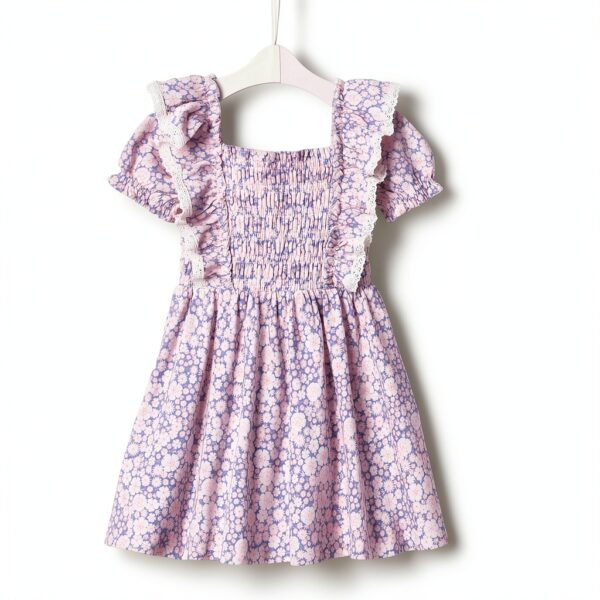 Amazon Essentials Baby Girls Dresses Cotton Floral-5