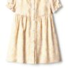 Amazon Essentials Baby Girls Dress Cotton Floral Ruffle-4