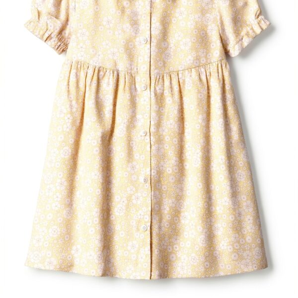 Amazon Essentials Baby Girls Dress Cotton Floral Ruffle-4