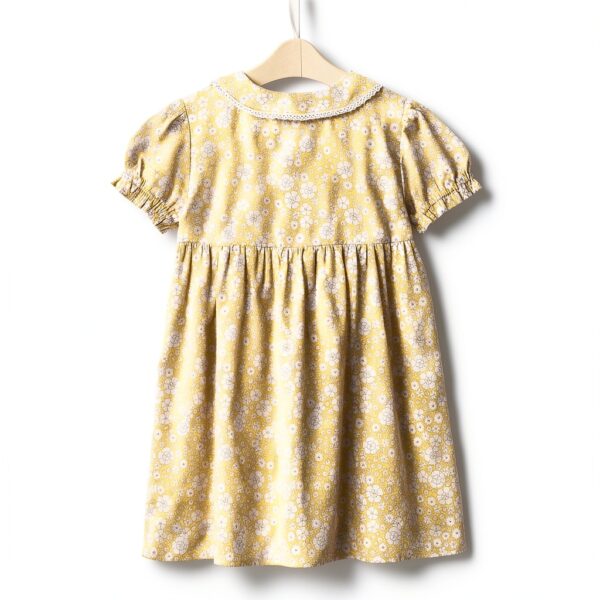 Amazon Essentials Baby Girls Floral Dress Cotton Ruffle-5