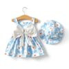Baby Girl Summer Dress Polyester Halter Backless Boho Style-2