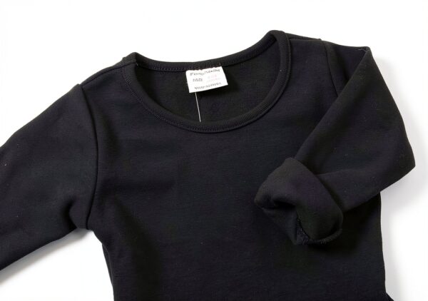 Organic Cotton Baby Girls Dress Peplum Top Casual Playwear-5