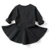 Organic Cotton Baby Girls Dress Peplum Top Casual Playwear-3