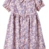 Amazon Essentials Baby Girls Dress Cotton Floral Ruffle-0