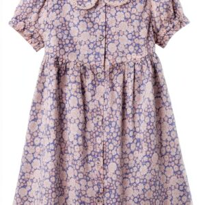 Amazon Essentials Baby Girls Dress Cotton Floral Ruffle-0