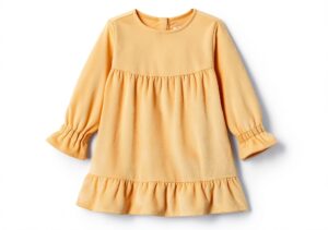 Amazon Essentials Baby Girls Corduroy Dress Soft Ruffle-0