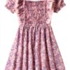 Amazon Essentials Baby Girls Dresses Cotton Floral-0
