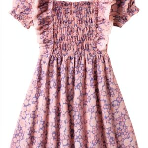 Amazon Essentials Baby Girls Dresses Cotton Floral-0