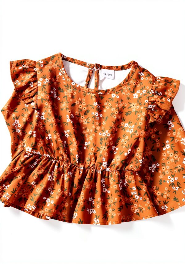 Toddler Girls Floral Dress Long Sleeve Boho Fall Winter-5